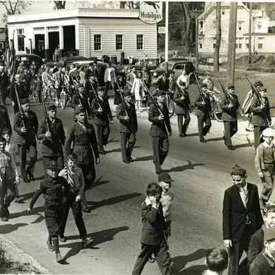 Servicemen Marching in the Bicentennial Parade