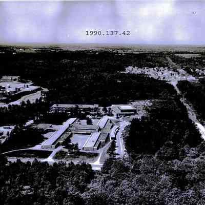 Aerial View of Brunswick Junior High School and Coffin School