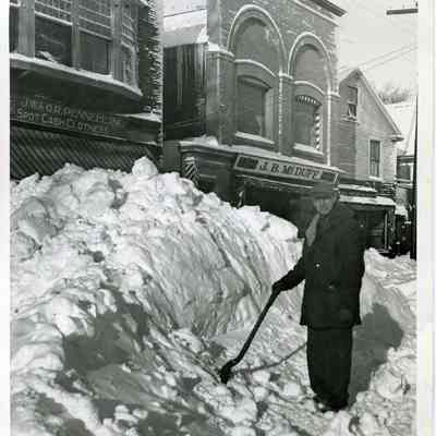 Maine Street Snowstorm