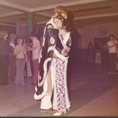 1973-74 Brunswick Teen Queen Althea Kinney and Scott Walker.