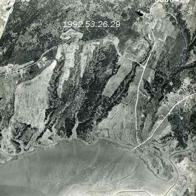 An aerial photo of 5/4/1953