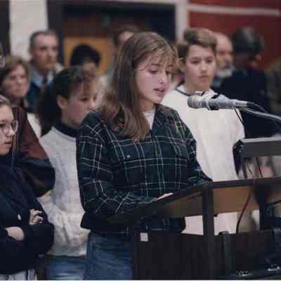 A photo view of a high school group. 1/7/1992.