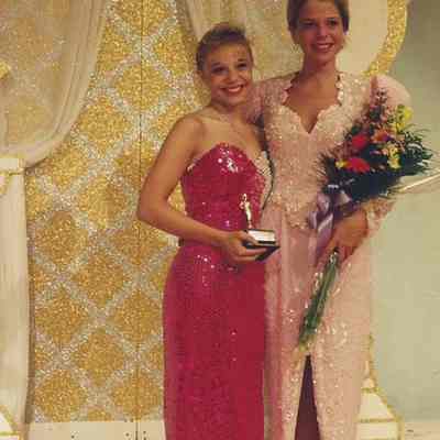 Corrie Pottle with Lisa Kelly.