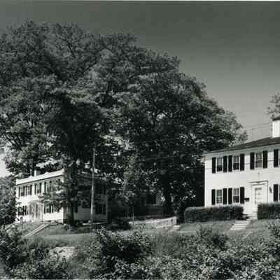 A photo of houses on Green St. Topsham. c. 1810-1830