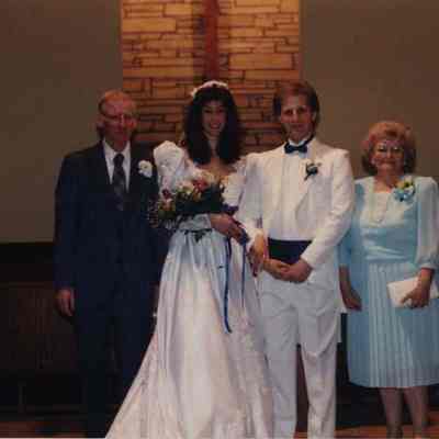 Unidentified wedding party