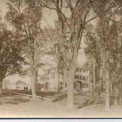 Postcard of Holden-Frost House on Elm St Topsham
