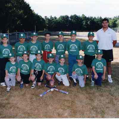 Boys baseball team. 1995