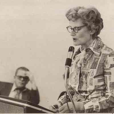 A photo view of Anne Bachrach. 4/26/1979.