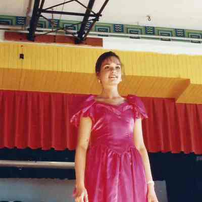 Charity Edwards, participant #4 in the Gown Competition