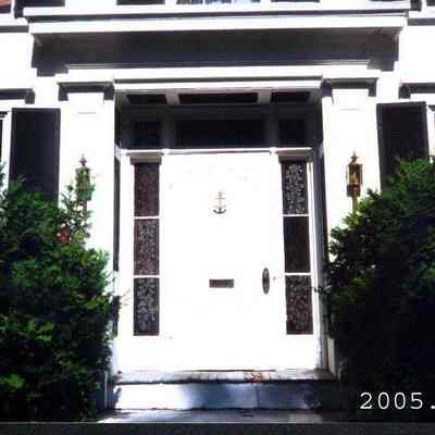 Front door of 63 Federal Street.