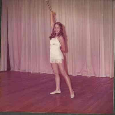 Contestant # 1 Bernadette Menard will perform a baton routine