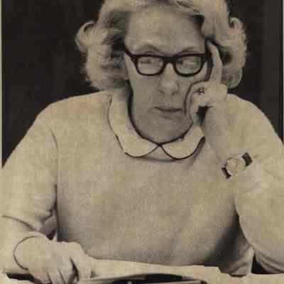 A photo view of Helen Schlaack. 4/1975.