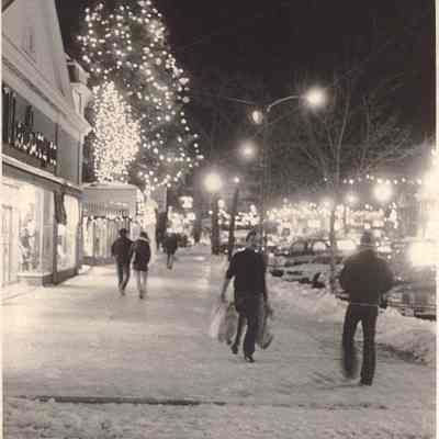 Maine Street at Christmas Time
