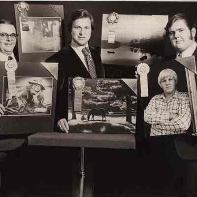 A photo view of Don Hinckley and others. 5/6/1975.
