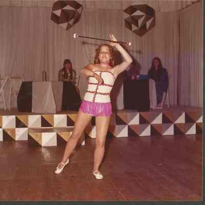 Barbara Aldridge, Kathy Livernois, Gale Cowley and Diana Johnson dancing.