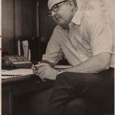 A photo view of Richard Morrell. 2/10/1978.