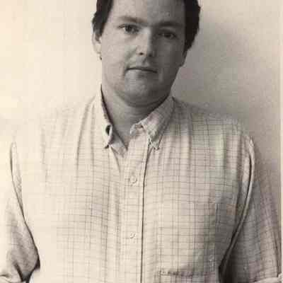 A photo view of Brian Maguire. 6/10/1988.