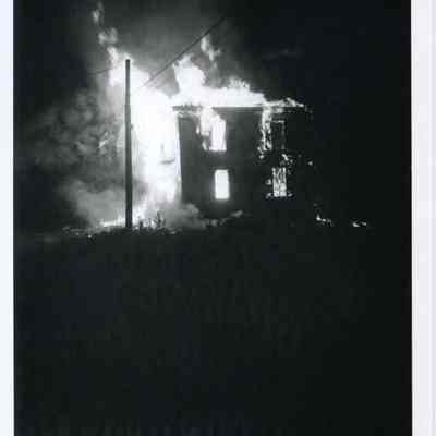 Fire Claims the Isaac Barley Place