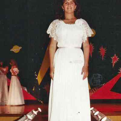 A color photograph of contestant # 5 Cheryl Benoit.