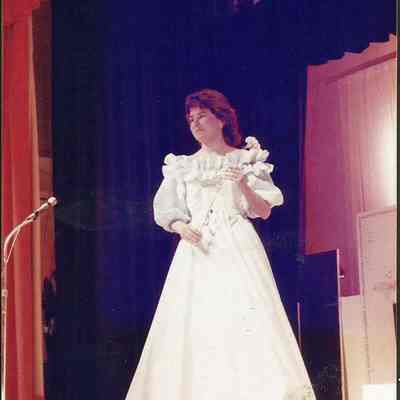 A color photograph of Teen Queen contestant #1 Wendy Mercier.