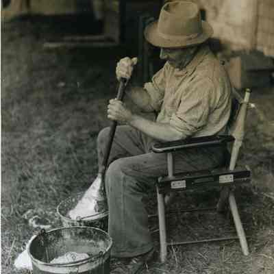 Washing Clothes in Topsham's Hobo Den