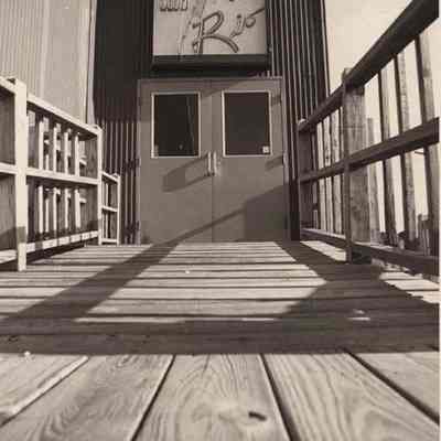 A photo view of the entrance to Club Rio. 11/1992.