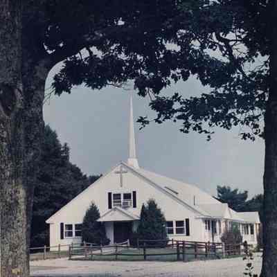 A photo view of a church. 8/5/1988.