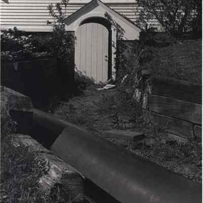 Basement Door at the Livesay Farm in Pennellville