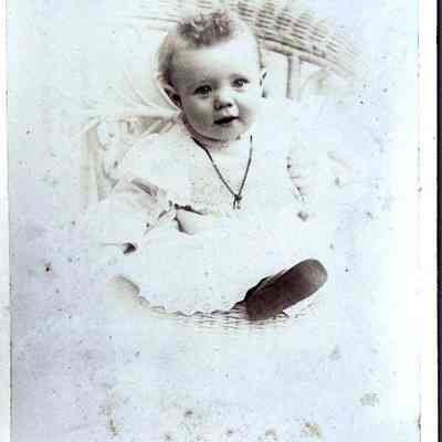 A photo of baby Nelie Tibbetts (?).
