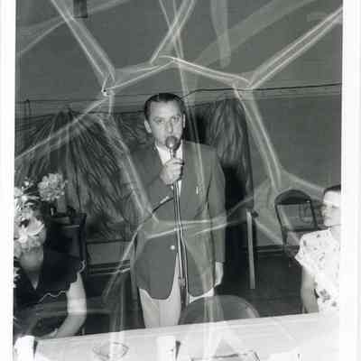 Carl Bragge speaking at Brunswick Chamber of Commerce Banquet - 7/3/55