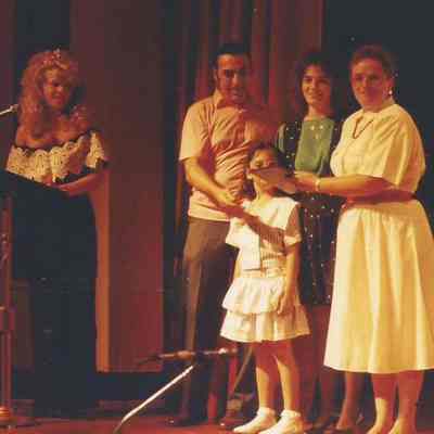 the family of Camille Gagne Pageant Award Winner.