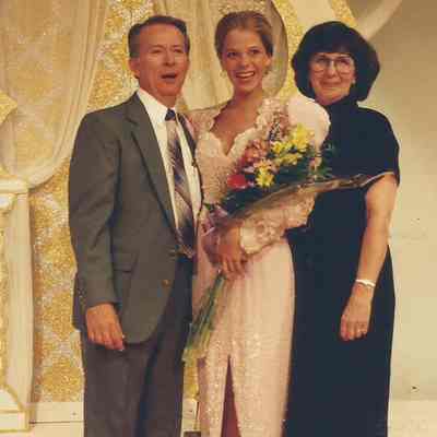Ron and Cece Kelly with the new Miss Brunswick Lisa Kelly
