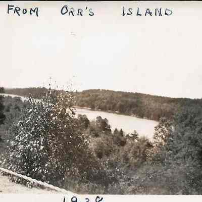 View from Orr's island