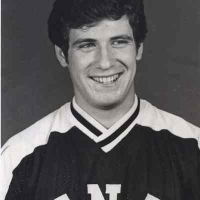 A photo view of UNH's Greg Moffett. 3/13/1979