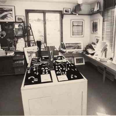 A photo view of the inside of a store. 6/8/1992.
