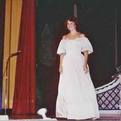 A color photograph of contestant #3 Kim Kenney.