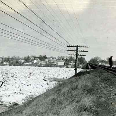 Railroad Bridge Prior to the Flood of 1936