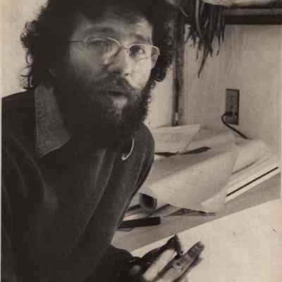 A photo view of architect Steve Moore. 4/14/1980.