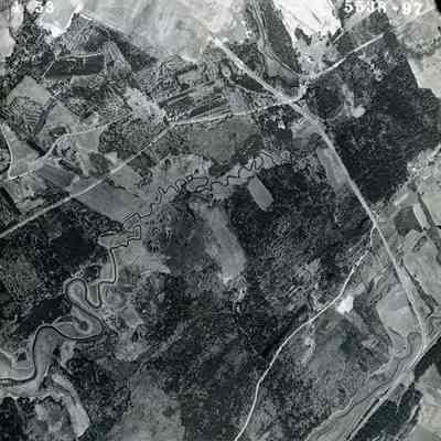 An aerial photo of a part of Brunswick. 5/4/1953.