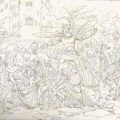 Man Being Buried