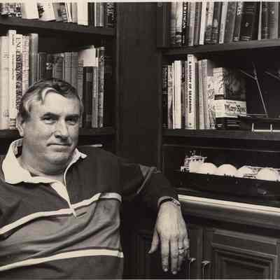 A photo view of Capt. Smith of Harpswell. 11/27/1990.