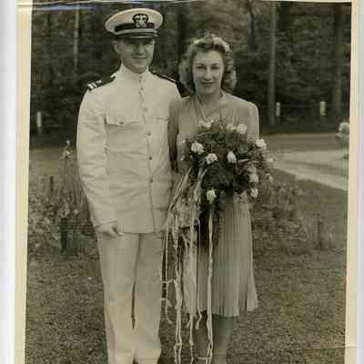 Karl R. Medrow and Muriel Farnam Wedding