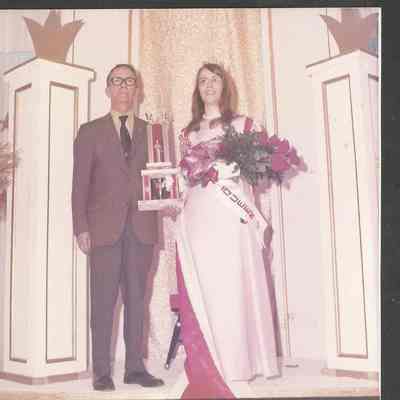 1972-73 Brunswick Teen Queen Agnes Racine.