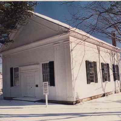 A photo view of Union Church. 2/2/1990.