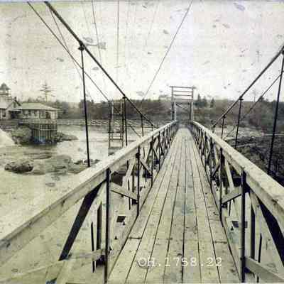 Foot Bridge over the Androscoggin River