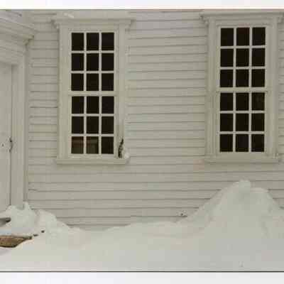 Harpswell Meeting House, North Entry, east side