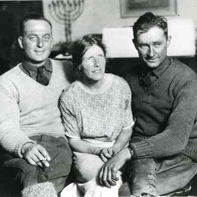 Lts. Leslie P. Arnold & Leigh Wade with unidentified woman