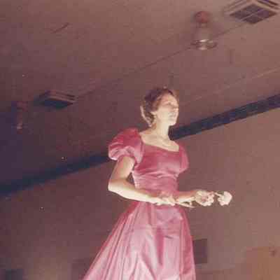 A color photograph of the 1960 Brunswick Teen Queen Micheline Phillippon Lizotte.