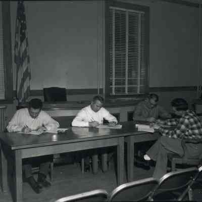 A photo of the Court Room in the Old Town Hall.