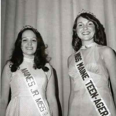 A B/W photograph of these two young ladies